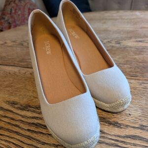 J.Crew Canvas EspadrilleSandals Size 8